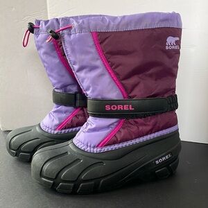 Sorel girls boots Flurry Pull On Tall Insulated Winter Snow